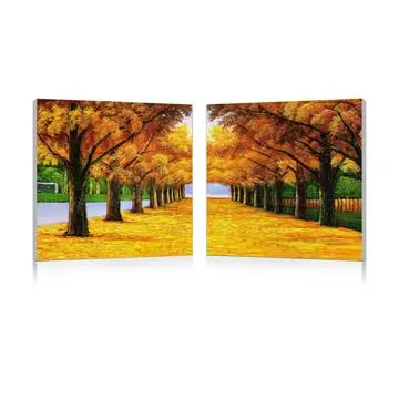 Decorative Picture Golden Autumn Tree Painting
