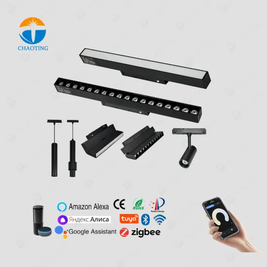 48V Magnetic Track System Surface Mounted Spot Focus Lamp Linear Light LED Track Light for Commercial Lighting