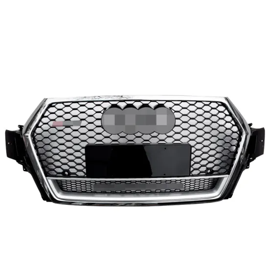 Chrome Honeycomb Front Bumper Hood Grille for Audi Q7 2016-2018 Facelift RSQ7