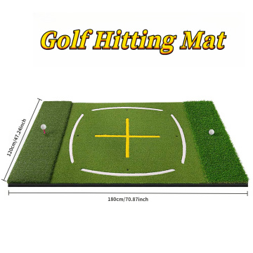Estera de golpe de golf de hierba triple 120x180 cm Teeable Teaching
