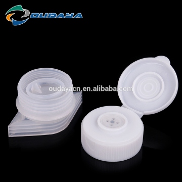 plastic flip top cap with 34mm spout