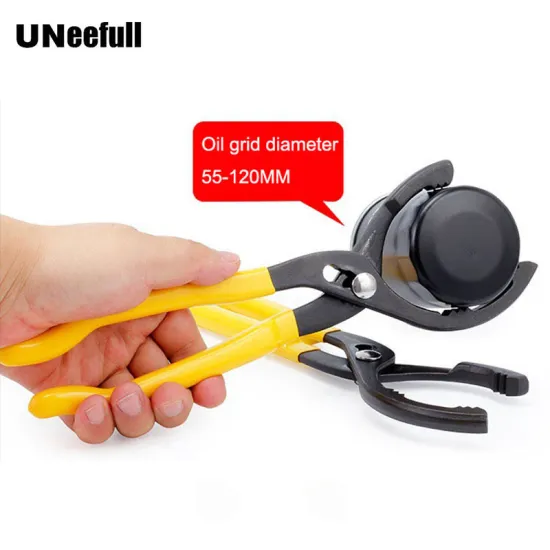 UNeefull 12 inch Adjustable Oil Filter Wrench Pliers Long Handle Grip Wrench Plier Oil Filter Spanner Ferramentas Manuais