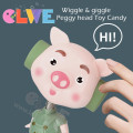 Wiggle and giggle pig toy without candy