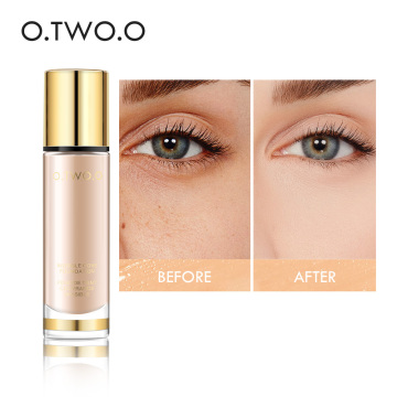 O.TWO.O Full Coverage Waterproof Liquid Matte Foundation - 30ML Oil Control Makeup for Ladies