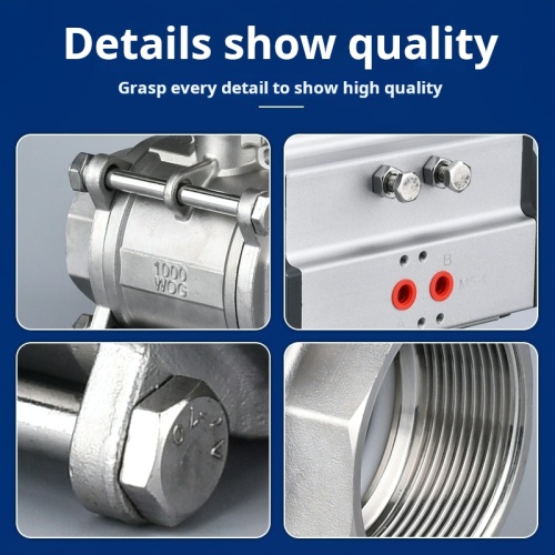 Ball Valve Single Acting Globe Threaded for Automatic