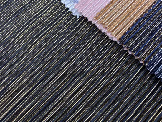 Fashion Polyester Pleat Crushed Fabric