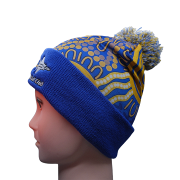 Πλεκτό Spliced ​​Print Beanie Cuffed