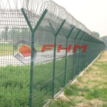 PVC Coated Galvanized Welded Wire untuk Pagar Bandara