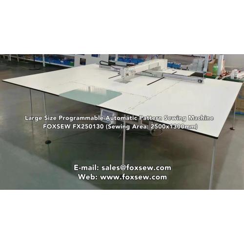 Super-grande machine à coudre à motif automatique programmable
