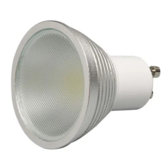 Energy Saving Aluminium Material Gu10 Led Spotlights Bulbs With Spiral Shape Design