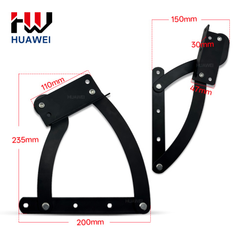 Bisagra plegable para mesa de centro lateral de sofá de arco curvo