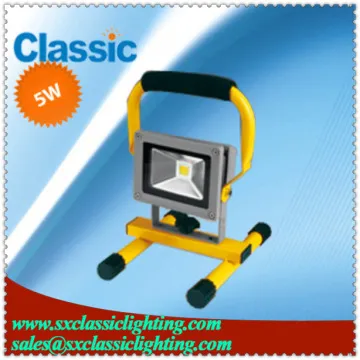 factory chargeable COB 10W led flood light