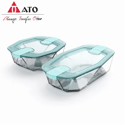 Diamond shape Glass Food Container Microwave Safe