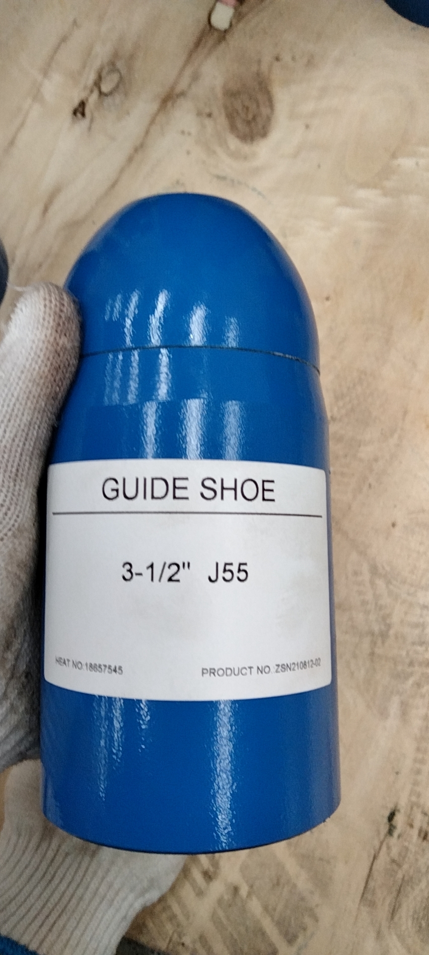 دليل Shoe2-7 / 8 &quot;، مربع nue يصل J55 الألومنيوم الأنف مغطاة