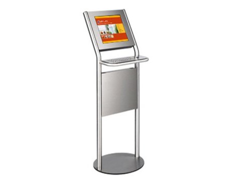 Logo Printing Market Bar Code Scan Multifunction Interactive Internet Free Standing Kiosk