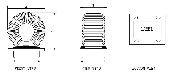 Toroidal AC Common Mode Choke /Filter Inductor/CMC for Home Appliance