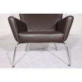 Leder Hans Wegner CH445 Ohrensessel Replik