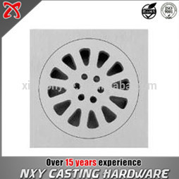 Casting stainless steel bathroom floor drain 100*100 mm