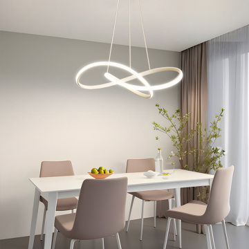 Minimalist Led Pendant Lamp Nordic Round Dining Chandelier