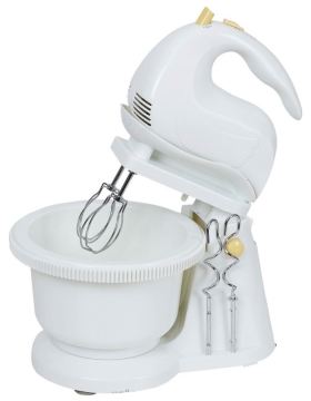Professional Multi-functional 288059A Hand Mixer: 200W Power, 5 Adjustable Speeds, and Rotating Bowl for Versatile Baking and Mixing Needs