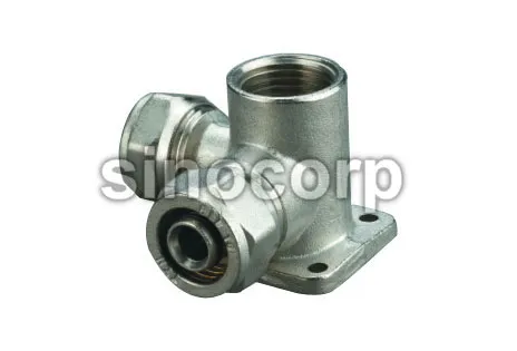 Pex Pipe Fitting Double Wallplate