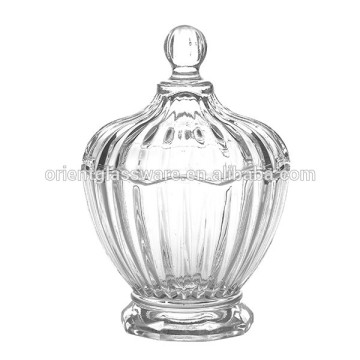 glass products crystal glass sugar bowl glass sugar bowl with lid