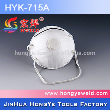 High Quality dust mask with exhalation valve with color box
