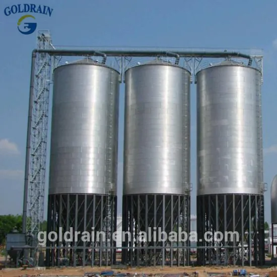 Assembly flat bottom corrugated grain soybean silos binsilos bin
