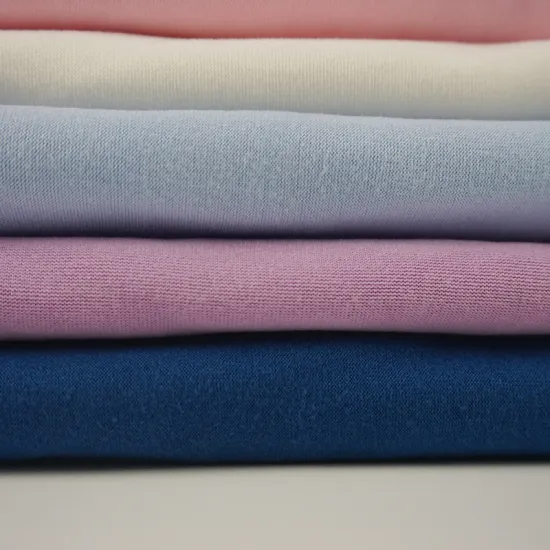 Double Brushed Polyester Knitting Solid DBP Fabric