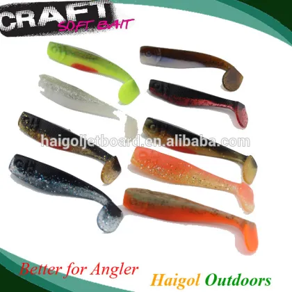 Speed soft fishing shad--100% eco-friendly material shad lure ultimate fishing lure