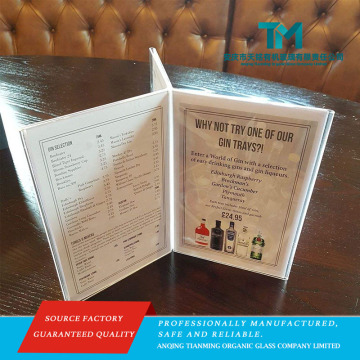 Clear Foldable Acrylic Table Talker Stand