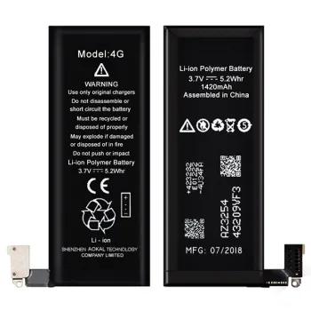 iPhone 4 Li-ion Battery Replacement with 0 cycle