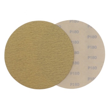 8 Inch 180 Grit Yellow Hook and Loop Sanding Disc