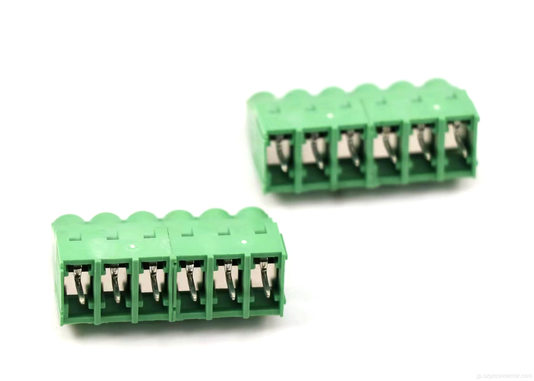 6.35mm PCB ユニバーサルネジ端子台