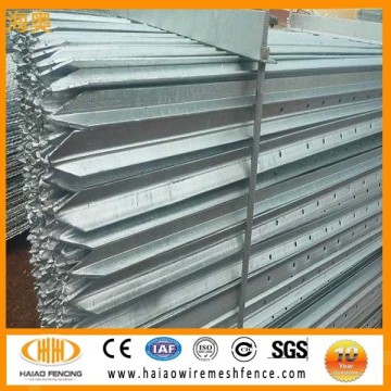 Alibaba express standard size Y posts,steel star pickets,star pickets