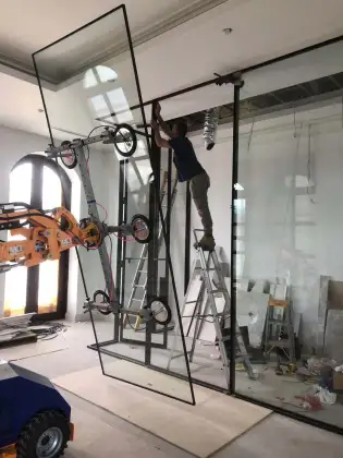 Glass Vacuum Lifter: 400kgs, 600kgs, 800kgs - Installation Robot & Moving Trolley