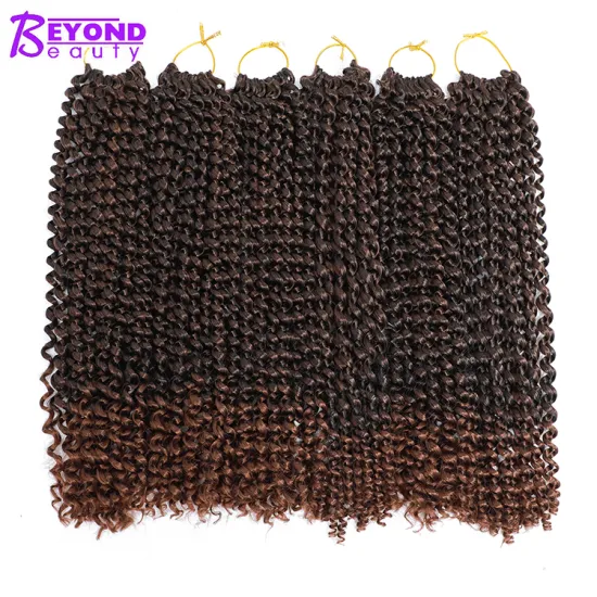 wholesale cheap crochet braids hair Spring Twist 18 inch 100g deep Water wave twist 100 % synthetic Braiding hair extension