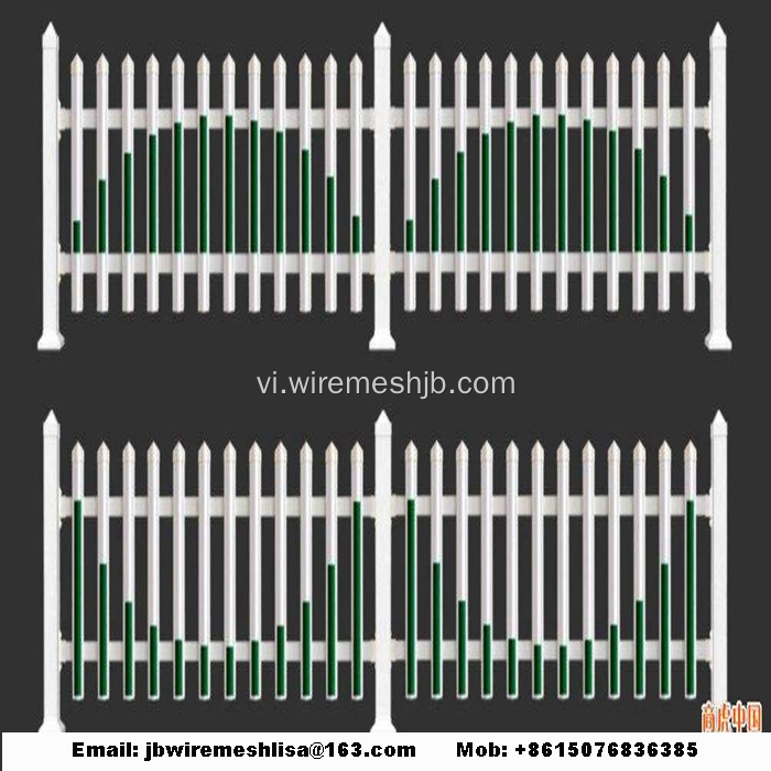Hàng rào vườn nhựa / Hàng rào thép PVC