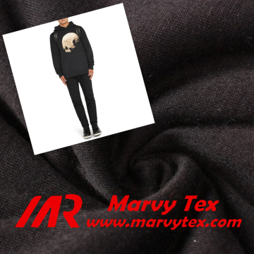 95% cotton 5% spandex knitted fabric latest sweater designs for men knit fabric single jersey