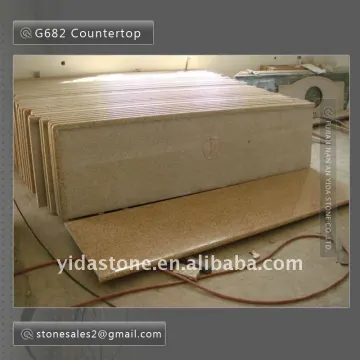 G682 countertop-Rusty yellow granite
