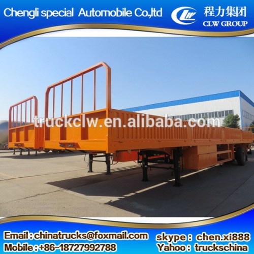 Bottom price newest low bed semi trailer for nigeria