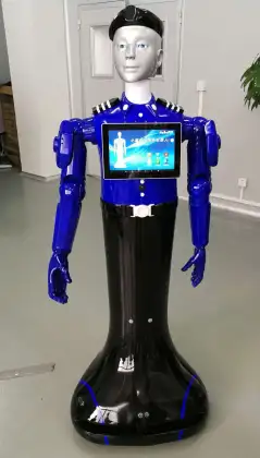 Intelligent Commercial Service Security Robot with Multi-Functionality