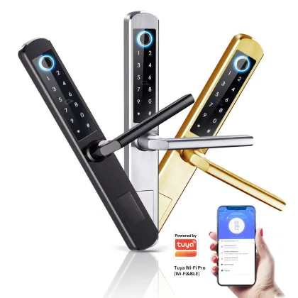 Tuya Smart TTlock Slim Aluminium Door Smart Lock