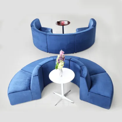 Modern Greenfield S-Shaped Sofa for Public Area Lounge Seats