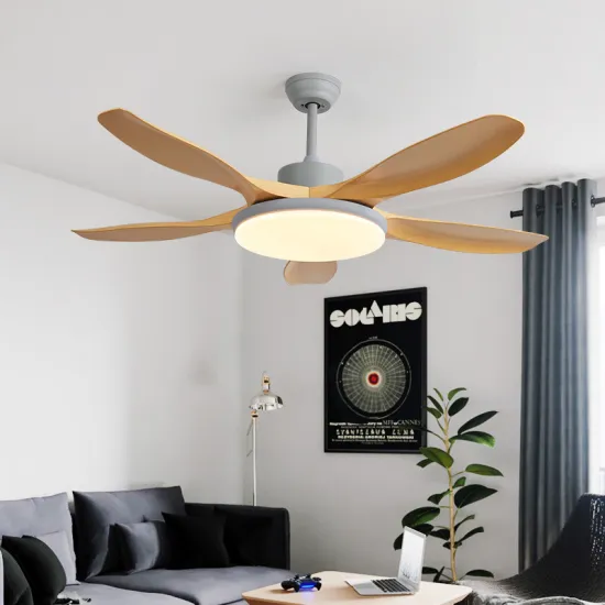 Smart Large LED Ceiling Fan with Integrated Light and Wireless Remote Control