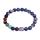 Sodalite Bracelet Buddha 7 Chakra Gemstone Alloy Beads Jewelry