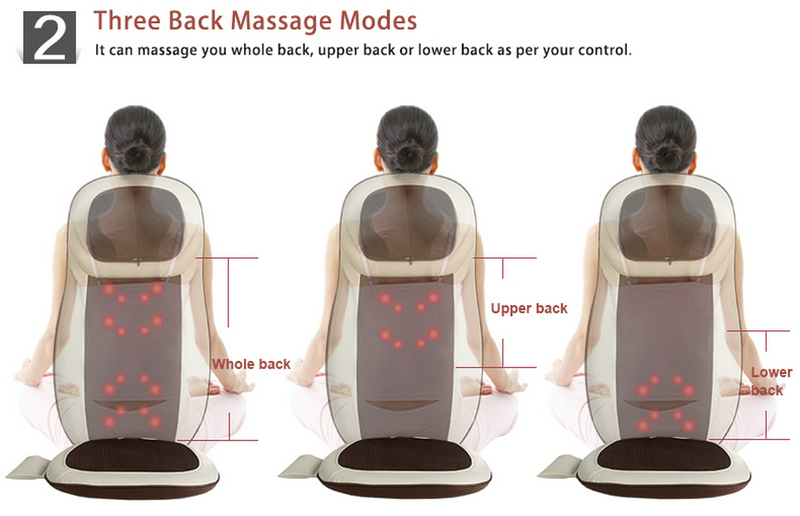 Relief Shiatsu Massage Cushion with Heating