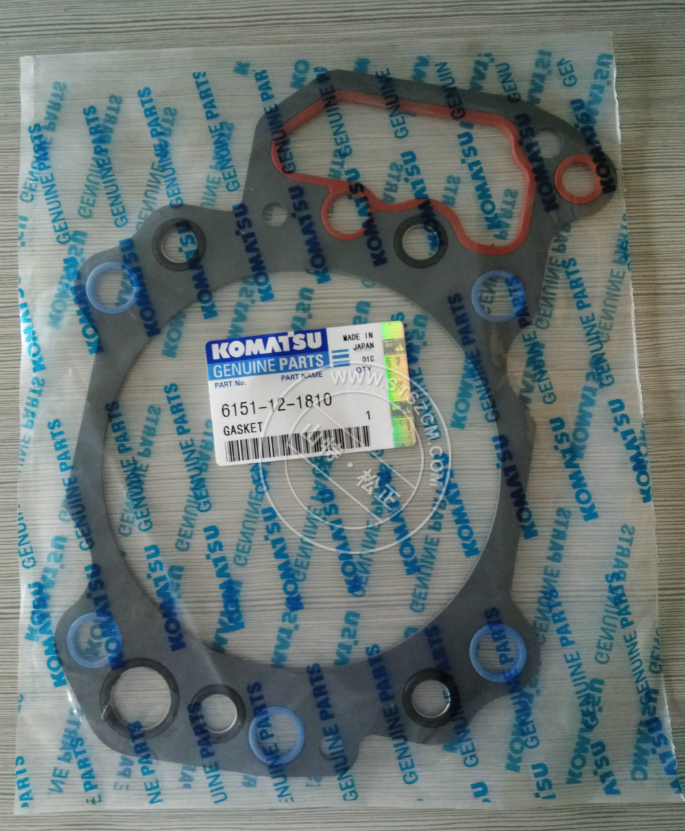 ENGINE CYLINDER HEAD GASKET 6151-12-1810 FOR KOMATSU ENGINE S6D125E-2C-6