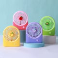 Ventilador recarregável de mesa de frutas