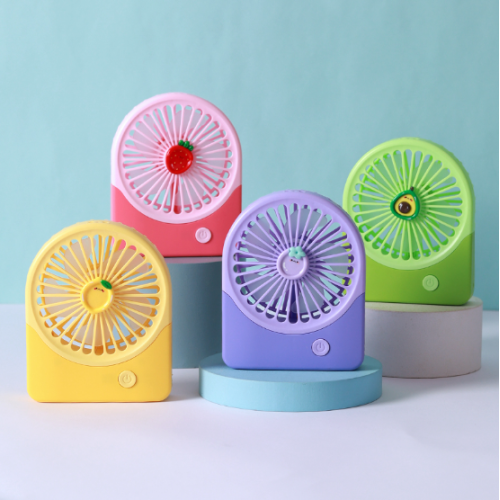 Ventilador recarregável de mesa de frutas